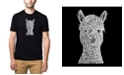 LA Pop Art Men's Premium Word Art T-shirt - Alpaca